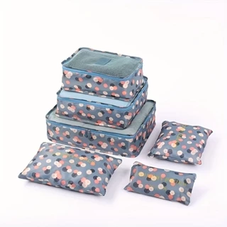 Kit 6 Pecas Bolsa De Armazenamento De Bagagem Organizador De Mala- CYC900110 bosco em Oferta na Shopee