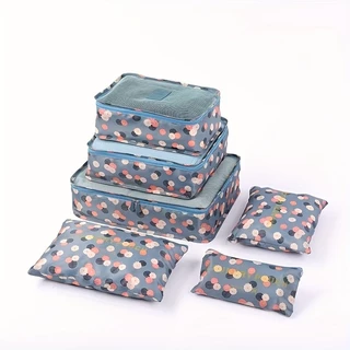 Kit 6 Pecas Bolsa De Armazenamento De Bagagem Organizador De Mala- CYC900110 bosco em Oferta na Shopee