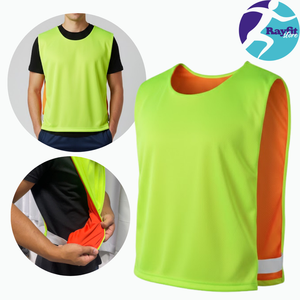 Kit 10 Coletes de Jogo Dupla Face com Bordas Reforçadas Jogos Atividades Esportivas