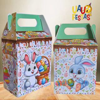 Até 30x Caixinhas Maletinha/Maleta - Coelho da Páscoa em Oferta na Shopee