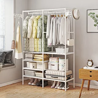 1 Pc Suporte Para Roupas,Para Quartos,Design EconôMico De EspaçO,Para Casacos,ChapéUs,Bolsas,Etc,Suporte Promoção em Oferta na Shopee