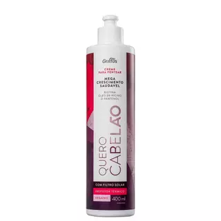 Griffus Quero Cabelão - Creme de pentear 400ml em Oferta na Shopee