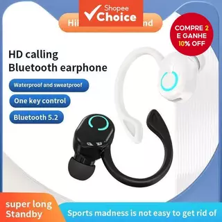 W6 Fones de Ouvido Sem Fio 5.3 Bluetooth de Ouvido Único Fone de Ouvido Intra-Auricular para Negócios com Baixo Consumo em Oferta na Shopee