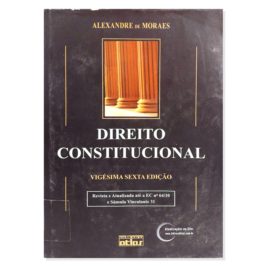 LIVRO Direito constitucional 26ª Edição - Alexandre de Moraes | Shopee ...