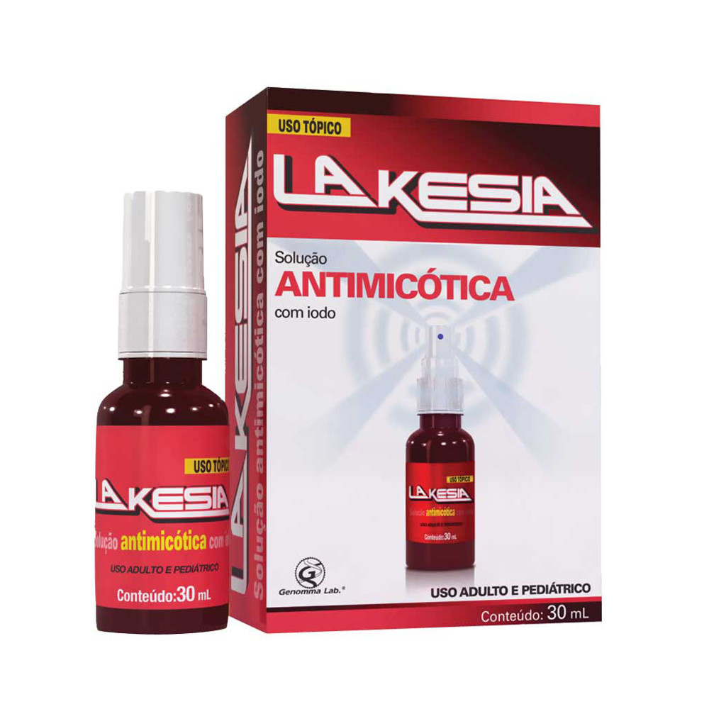 Solução Antimycótica LAKESIA Para Fungos De Unhas 30ML | Shopee Brasil