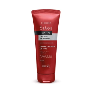 Eudora Siàge Men Cachos e Crespos Shampoo 250ml em Oferta na Shopee