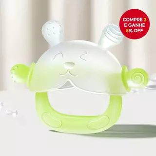 Luvas De Mordedor De Bebê De Silicone Sem BPA Com Design De Pulso Anti-Queda Para Cuidados Dentários Presente De Natal em Oferta na Shopee