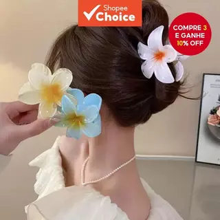 Conjunto de 12 Grampos de Cabelo Flor para Mulheres - Acessórios de Cabelo para Festa de Praia, Feriado, Casamento, em Oferta na Shopee