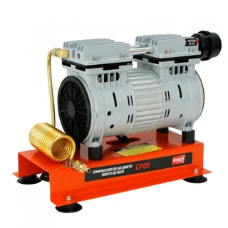 Compressor de ar direto 5,33 pés 1 hp isento de óleo - CP05 - Intech Machine em Oferta na Shopee