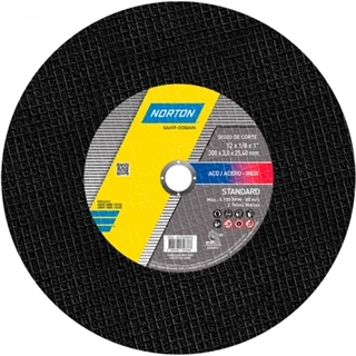Disco de corte para metal e inox 12 x 1pol x 3 mm Standard Norton em Oferta na Shopee
