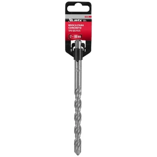 Broca wídea para concreto 12 x 160 mm SDS Plus - 7102355 MTX em Oferta na Shopee