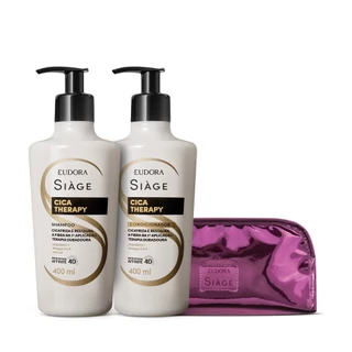 Kit Siàge Cica-Therapy (2 Itens) + Nécessaire em Oferta na Shopee