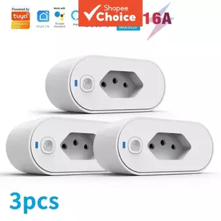 16A Plugue Wifi Padrão Brasil Compatível com Tuya Adaptador de Tomada Automação Residencial Inteligente 16A Suporte em Oferta na Shopee