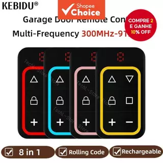 Controle Remoto de Porta de Garagem Multi Frequência 300-915MHZ Copiador Duplicador 433mhz 868mhz Controle Remoto Multi em Oferta na Shopee