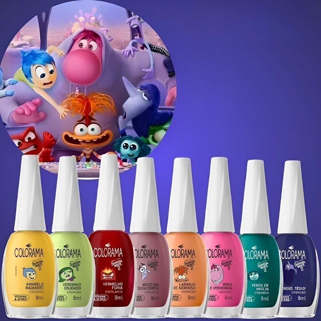 Kit Coleção Completa Esmalte Colorama Divertidamente 2 - 8 Cores ...