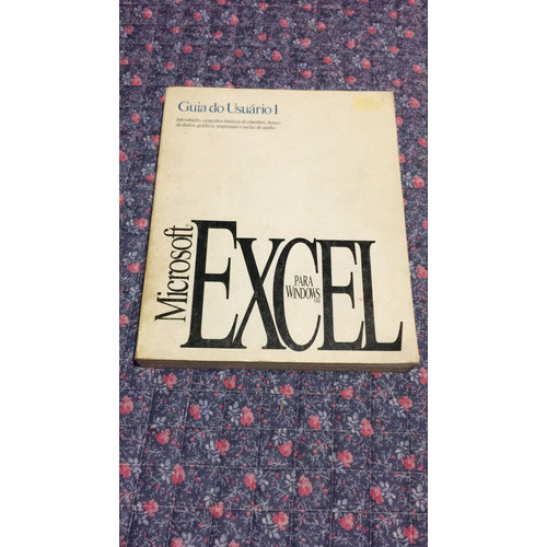 Microsoft Excel Para Windows - Guia Do Usuário 1 (1992) | Shopee Brasil