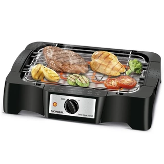 Churrasqueira elétrica portátil 1.200 watts Pratic Steak & Grill - CH-07 - Mondial em Oferta na Shopee