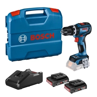 Furadeira Parafusadeira de impacto a bateria 1/2" 18V Brushless - GSB 18V-90 C Bosch em Oferta na Shopee