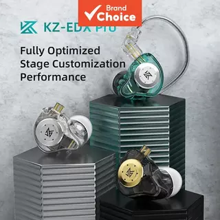 Fones de ouvido KZ EDX Pro com fio, fones de ouvido internos, IEM TWS, fones de ouvido sem fio, fones de ouvido estéreo em Oferta na Shopee