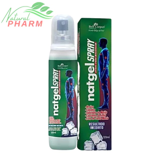 Kit Com 3 Gel Massageador Natgel Spray 120g - Original
