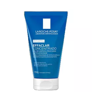 La Roche-Posay Effaclar Concentrado Desincrustante Gel 150g em Oferta na Shopee