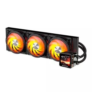 Water Cooler Aigo Darkflash DE360, ARGB, Display IPS 2.88 Pol, 360mm, Preto, DE-360-BK em Oferta na Shopee