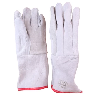 Luva de raspa com reforço 20 cm  RLL-LR20 Rotterman em Oferta na Shopee