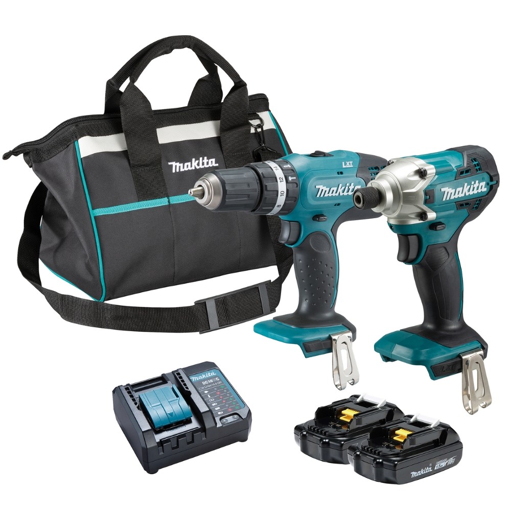 Kit Parafusadeira C/2 Bat. E Carregador DLX2336Y01 Makita