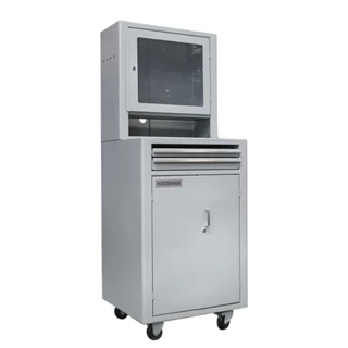 Rack fechado para computador com visor de acrílico Rotterman em Oferta na Shopee