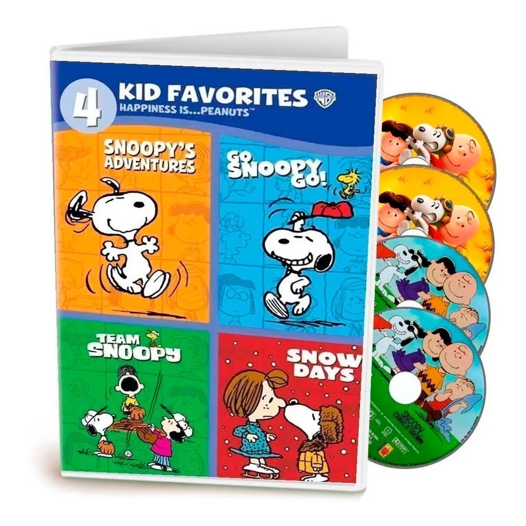 Dvd Snoopy E Charlie Brown Anos 60 E 70 - 4 Dvd | Shopee Brasil