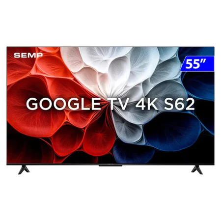 Smart TV Semp TCL LED 55 4K Wi Fi Android TV HDR 55S62