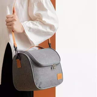 Bolsa Térmica Com Alça Lanche Bebida Lancheira Portátil Trabalho Fitness