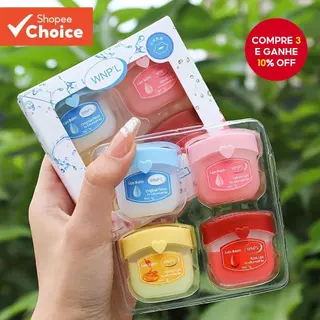 Conjunto De Bálsamo Labial Hidratante WN P'L-4 Unidades De Primer De Batom Reduz As Linhas Dos Lábios , Fórmula Nutritiv em Oferta na Shopee