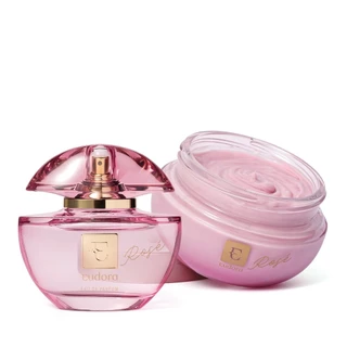 Kit Eudora Rosé: Eau de Parfum 75ml + Creme Desodorante Hidratante Corporal 250g em Oferta na Shopee