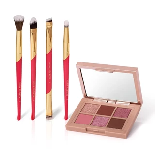 Combo Niina Secrets: Paleta De Sombras Shine 5,4g + Kit Pinceis Para Olhos em Oferta na Shopee