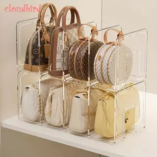 Organizador De Guarda-Roupa Acrílico-Rack De Armazenamento De Bolsas Para Armário em Oferta na Shopee