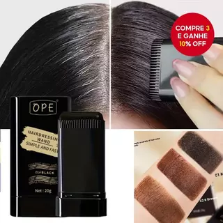 Bastão De Tintura Rápida Para Cobertura De Cabelo Cinza De Longa Duração Com Pincel Presente De Feriado em Oferta na Shopee