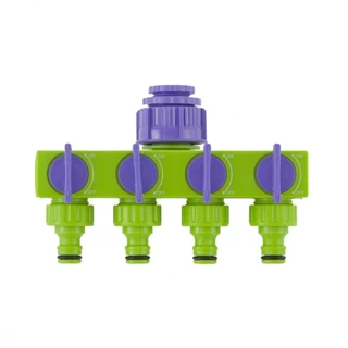 Derivação para mangueira com 4 saídas ajustáveis 1/2" - 3/4" - Palisad em Oferta na Shopee