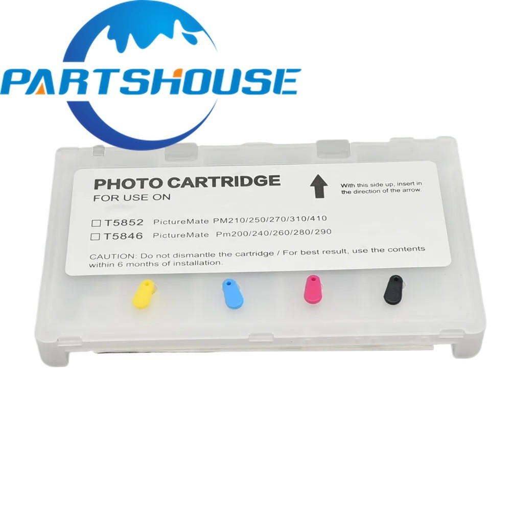 Cartucho De Tinta De Recarga T5852 T5846 Com Chip Único Para Epson PM70 ...