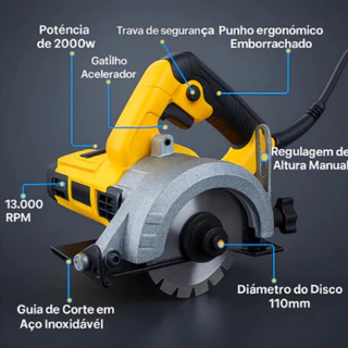 Serra Mármore Nakasaki Corta Cêramica e Piso Similar a Makita Multifunções NK em Oferta na Shopee