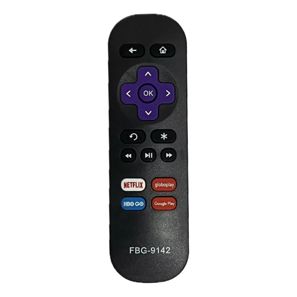 Controle Para Roku Tv Express Netflix Hbo Go 9142 | Shopee Brasil