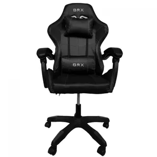 Cadeira Gamer BRX Impact, Ajustável, Preto, CD-IPCTBLACK em Oferta na Shopee