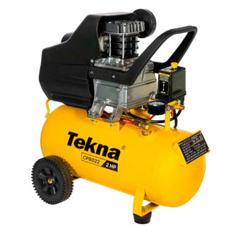 Compressor de Ar Tekna 20 Litros CP8022 CB de 2HP Rotação Máxima 3450RPM 116 PSI em Oferta na Shopee