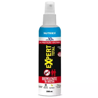 Repelente de insetos em spray 200 ml 10 horas - Expert total - Nutriex em Oferta na Shopee