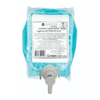 Sabonete Spray Refil Proteinas do Leite 800ml com válvula Exaccta Trilha em Oferta na Shopee