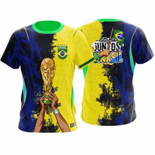 Camisa do Brasil Seleção Brasileira Camiseta Futebol Torcedor MODELO 19 em Oferta na Shopee