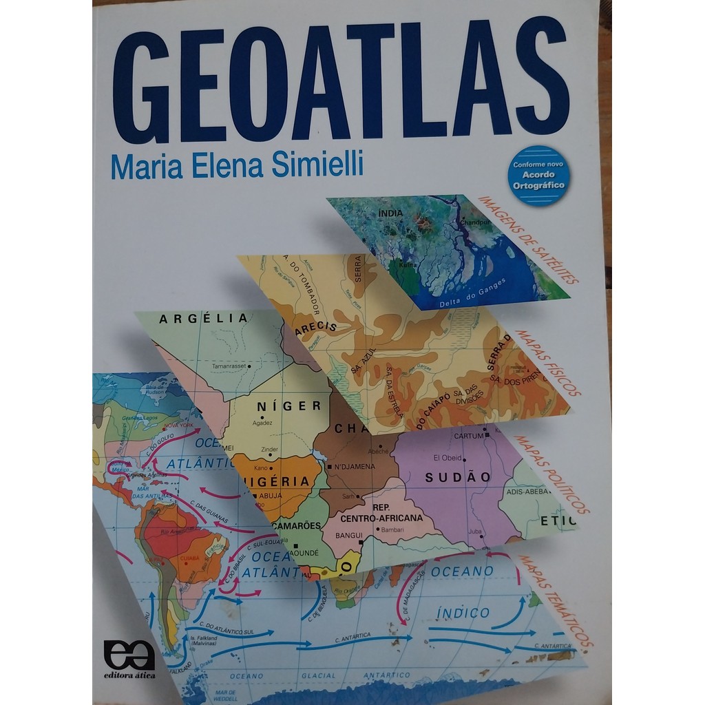 LIVRO, GEOATLAS, 33ª EDIÇÃO, MARIA ELENA SIMIELLI | Shopee Brasil