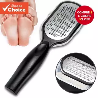 Pedicure Arquivo De Pé Removedor De Calos Pés De Aço Inoxidável Raspador Portátil Colossal Rasp Ralador Molhado/Seco em Oferta na Shopee