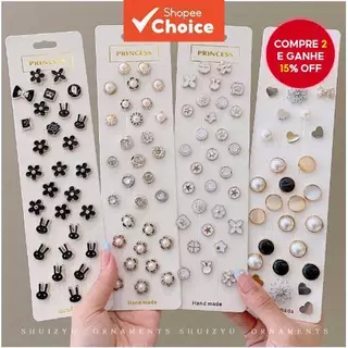 Novos 30PCS Broches de Pérola para Mulheres, Acessórios de Moda em Metal para Suéter. em Oferta na Shopee
