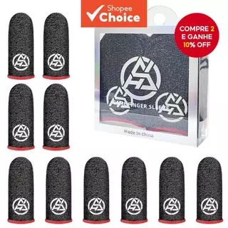 5 Pares Luminosos De Fibra Prateada De 24 Pinos Para Jogos Capas De Dedo Respiráveis À Prova De Suor Comer Frango Rei em Oferta na Shopee